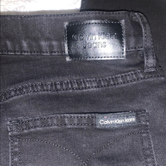 Calvin Klein Black high rise slim jeans 28p - Picture 5 of 5